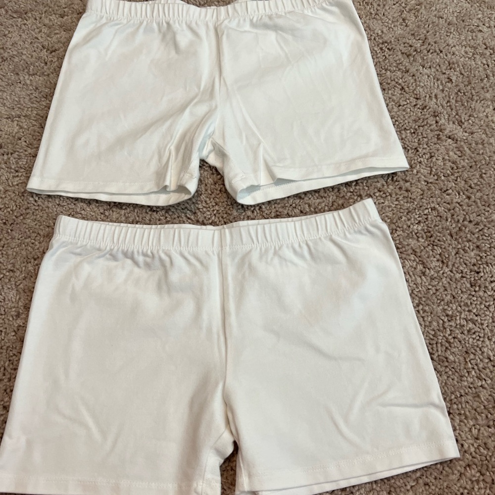Gymboree White Shorts for under dresses and skirts EUC XL 14
